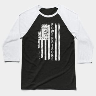 Powerstroke American Flag Baseball T-Shirt